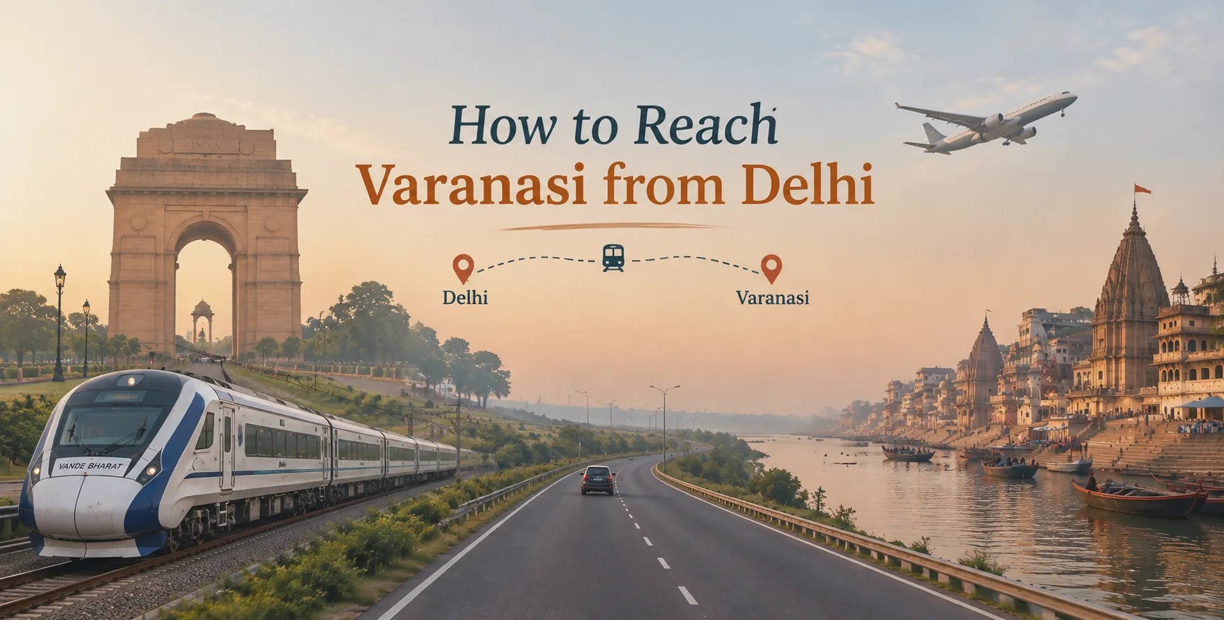 How to Reach Varanasi from Delhi: Every Option Compared (2026)