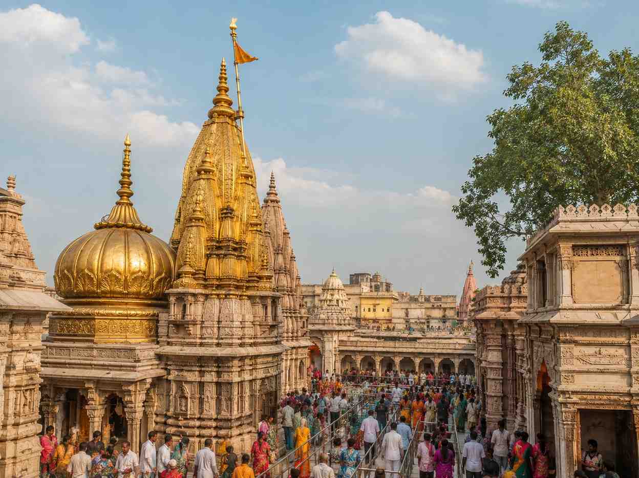 Ram Mandir Ayodhya on Varanasi Ayodhya tour from Bangalore