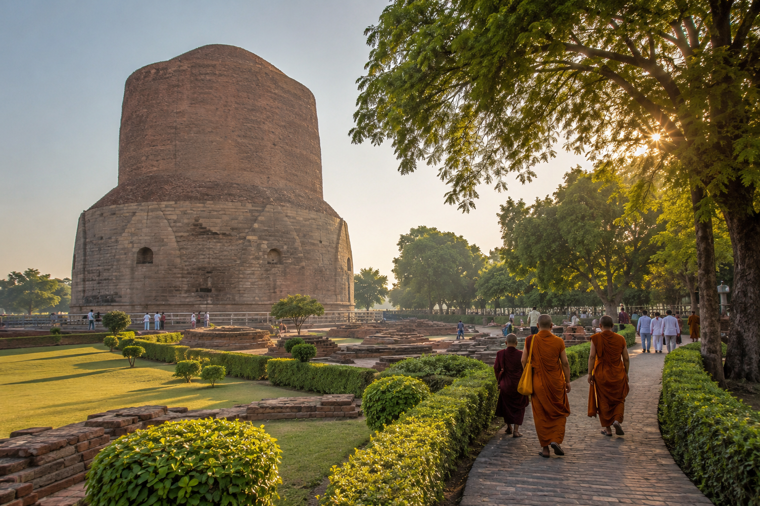 Dhamek Stupa at Sarnath near Varanasi