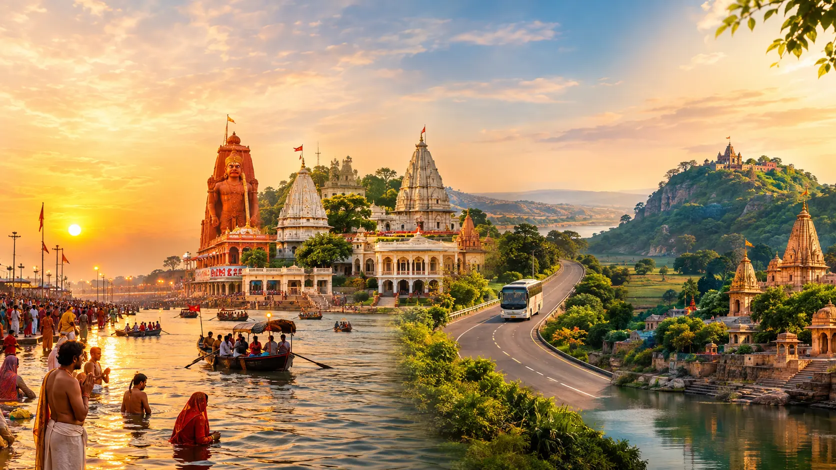 Arrival in Prayagraj – Sightseeing – Chitrakoot Transfer